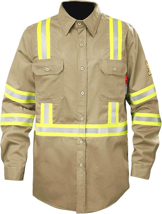 SKSAFETY 7oz FR Shirts for Men view 2