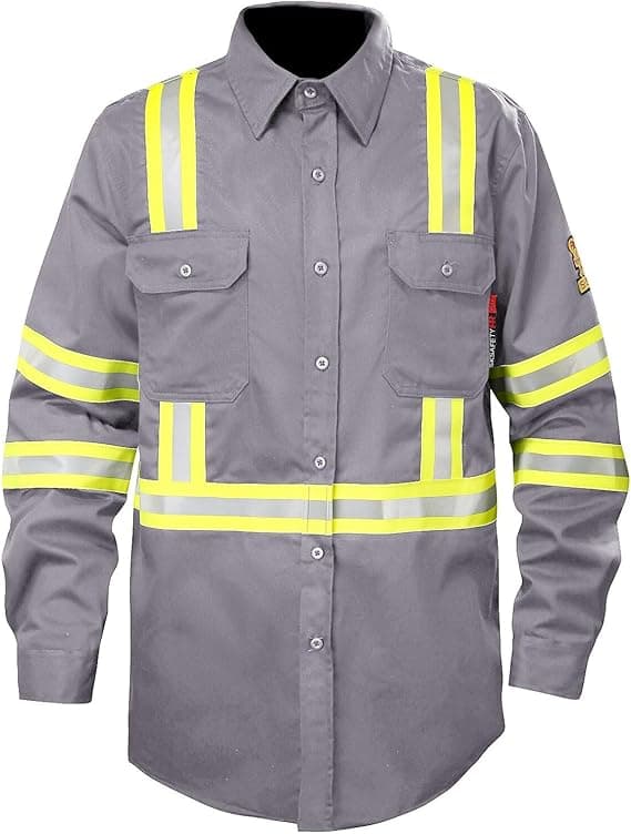 SKSAFETY 7oz FR Shirts for Men view 3