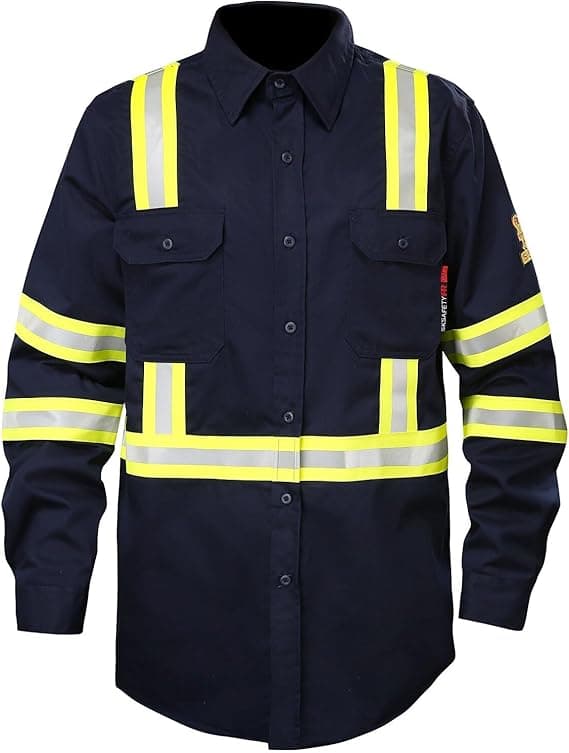 SKSAFETY 7oz FR Shirts for Men view 4